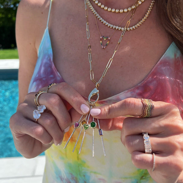 Gold Lock Charm