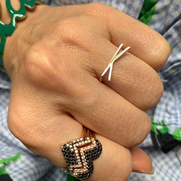 Initial Statement Stack Ring