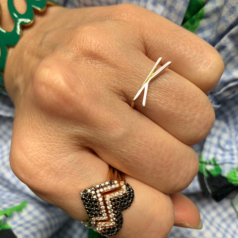 Initial Statement Stack Ring