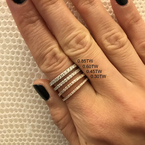 Pave Diamond Stack Band