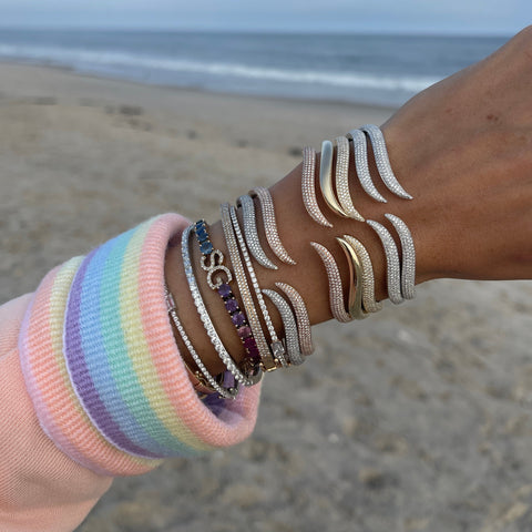 Gold Wave Cuff