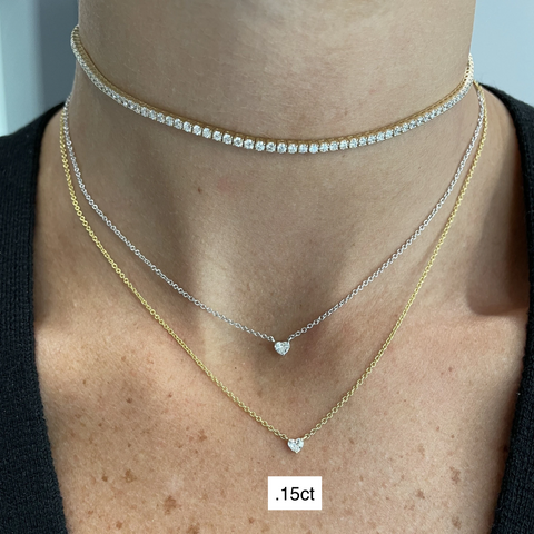 Diamond Heart Necklace