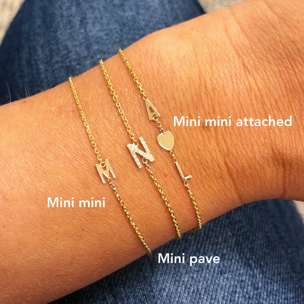 Mini Mini Attached Name Bracelet