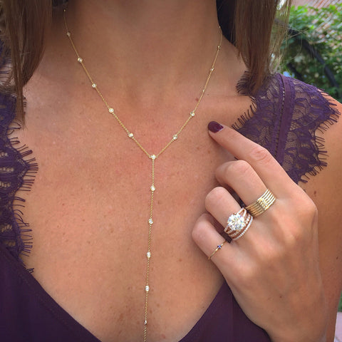 Diamond by the Yard Lariat