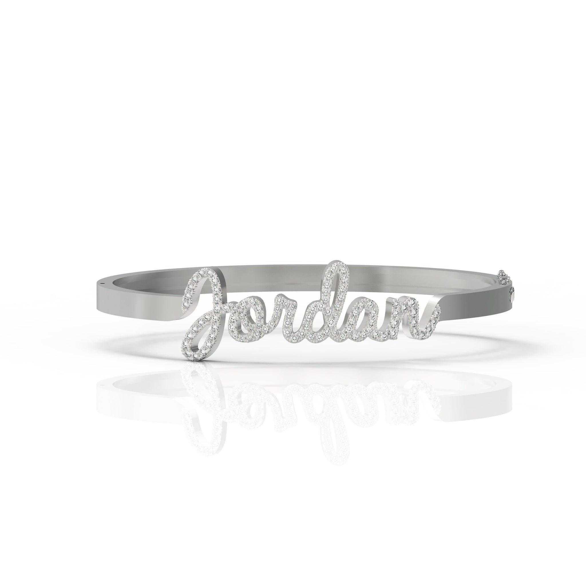 Jumbo Pave Name Bangle