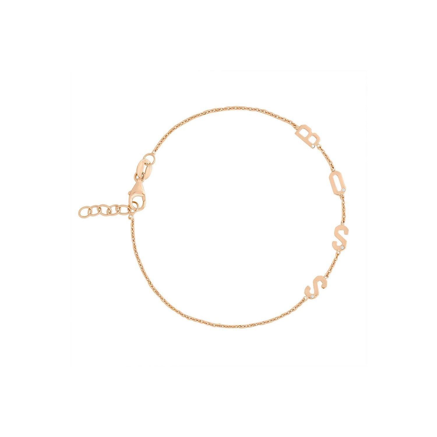 SG_Test - Mini Initial Bracelet