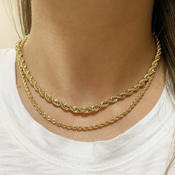 Large Rope Chain Necklace