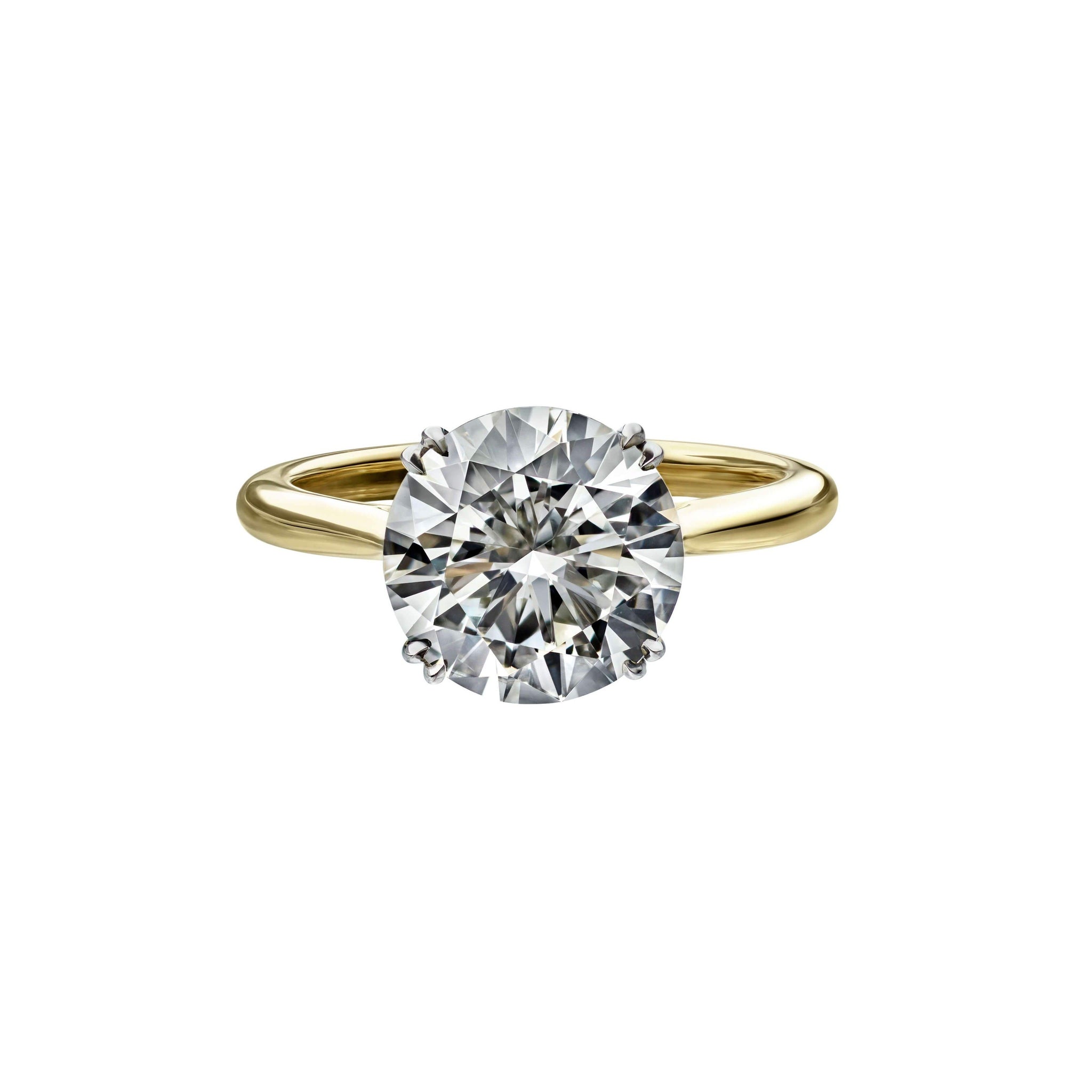 3.50 Carat Round Brilliant Cut Solitaire Engagement Ring
