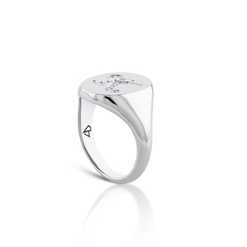 Engraved Heart Ring