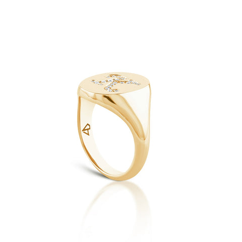Engraved Heart Ring