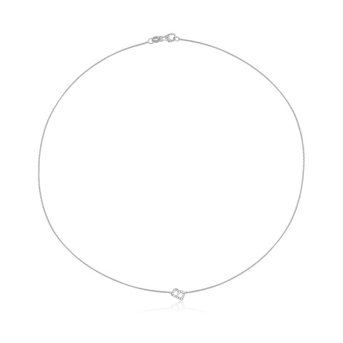 Mini Pave Letter Necklace
