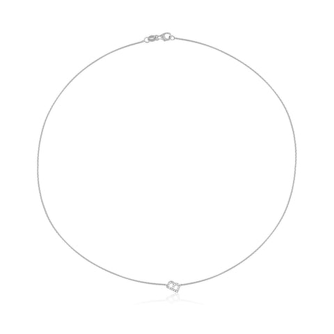 Mini Pave Letter Necklace