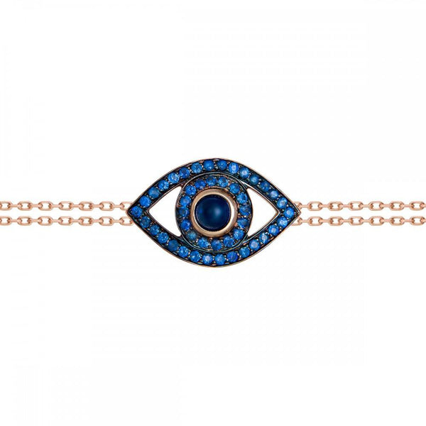 Colored Stone Eye Bracelet