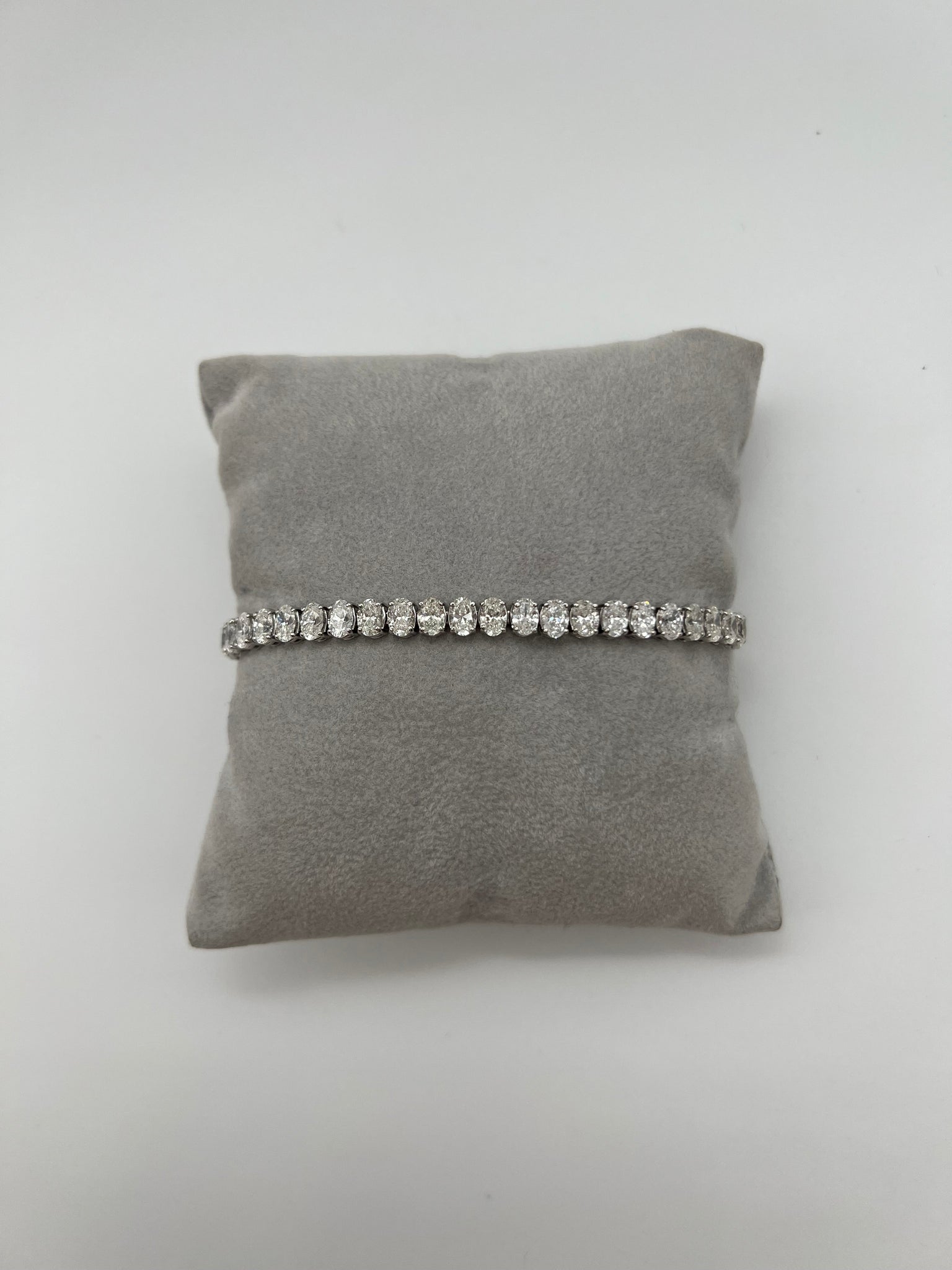 Oval Tennis Bracelet 10.22 ct