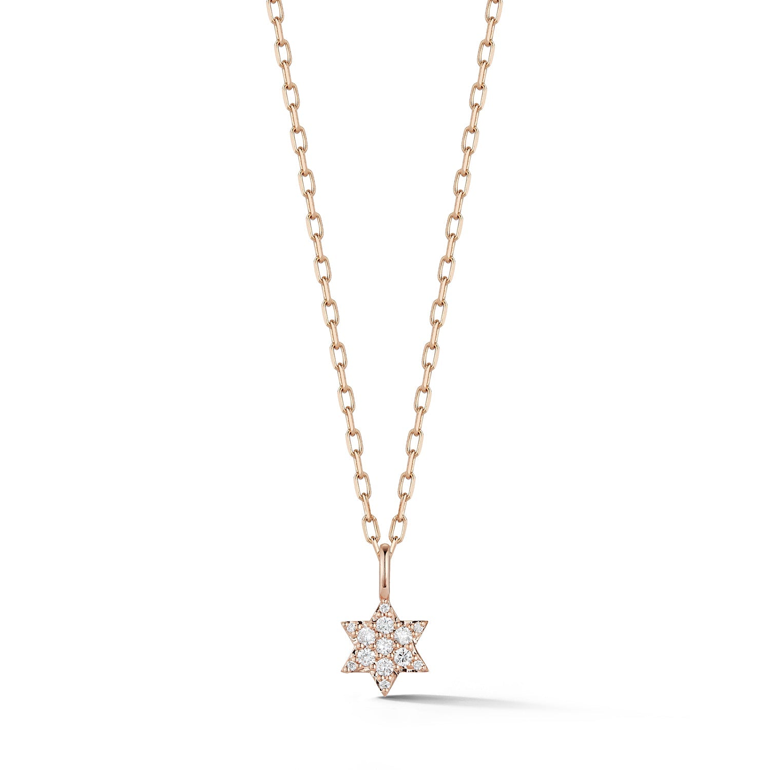 Dora Diamond Mini Star of David Necklace