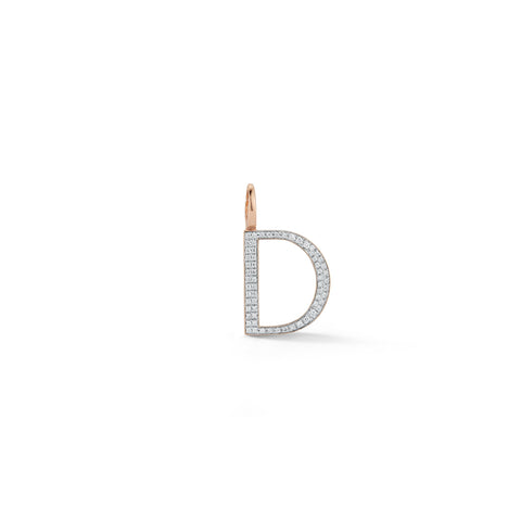 Woolf Gold and Diamond Initial Charm