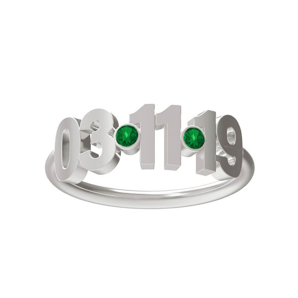 Gold Date Ring