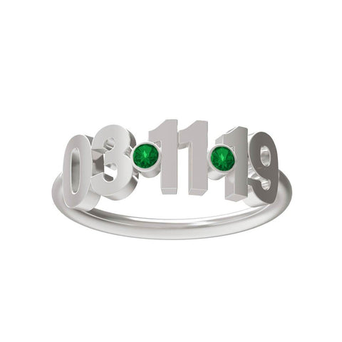 Gold Date Ring