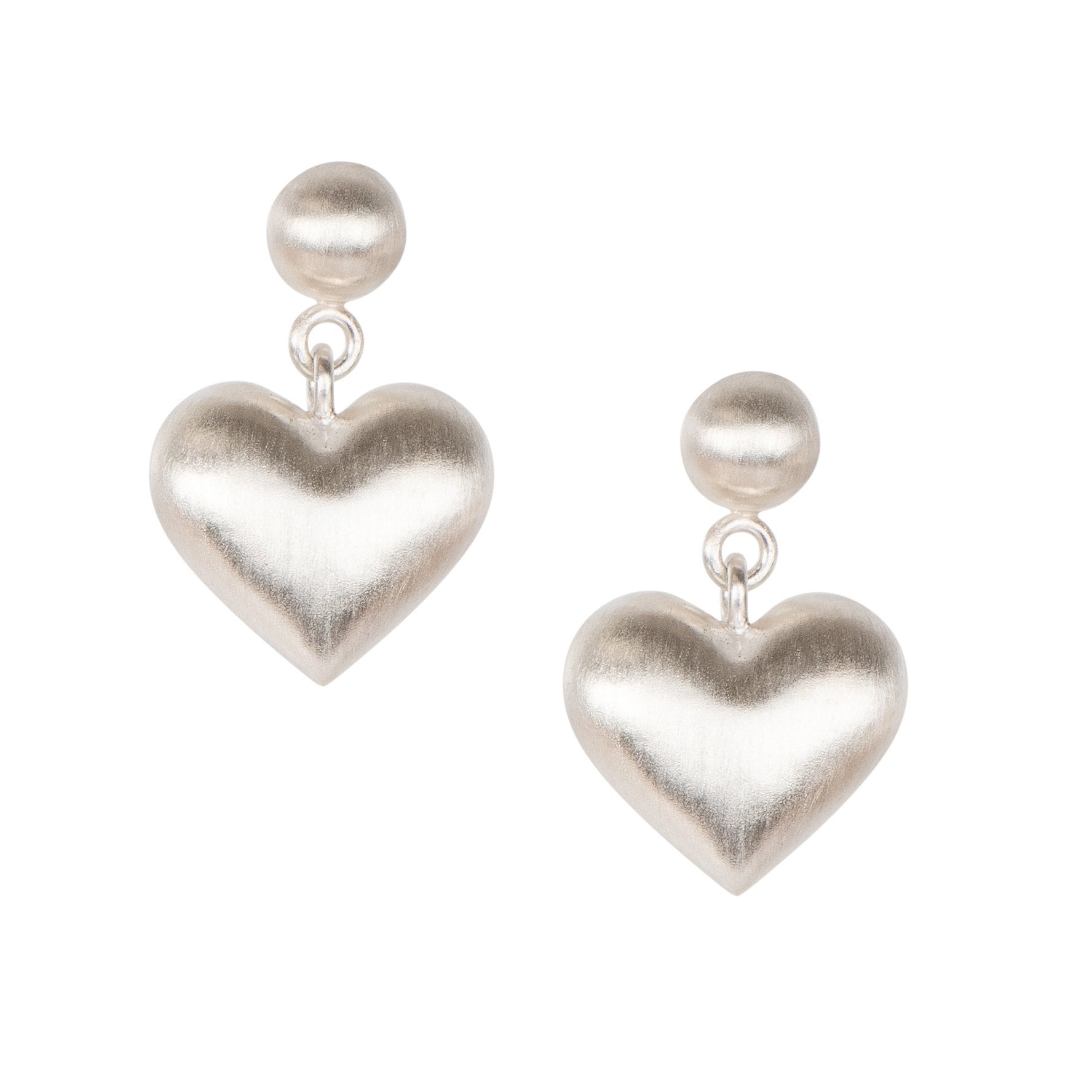 Puffed Heart Earrings