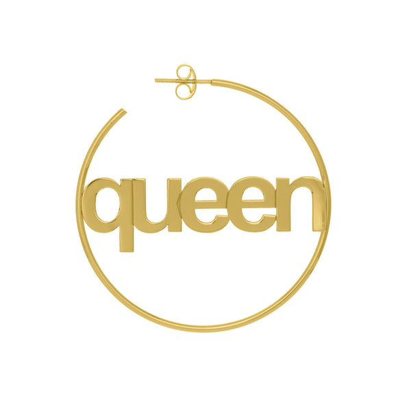 Citygirl Nameplate Hoops