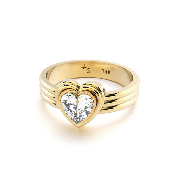 Radiant Heart Ring