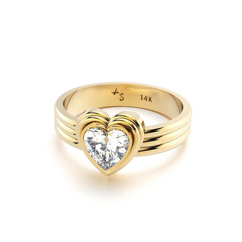 Radiant Heart Ring