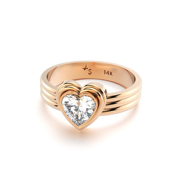 Radiant Heart Ring