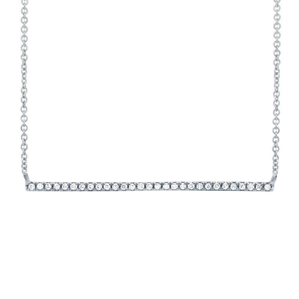 Diamond Bar Necklace