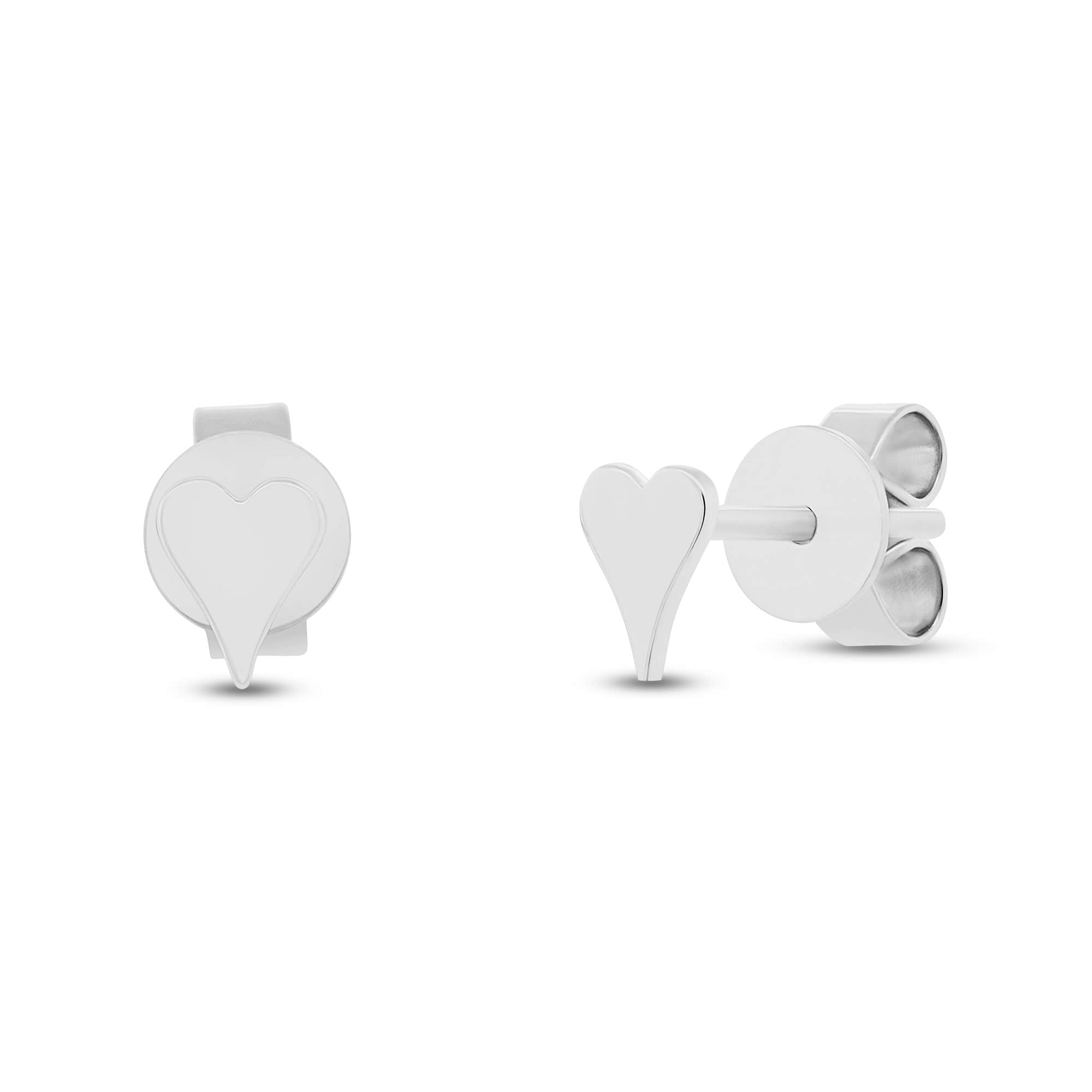 Gold Mini Heart Studs