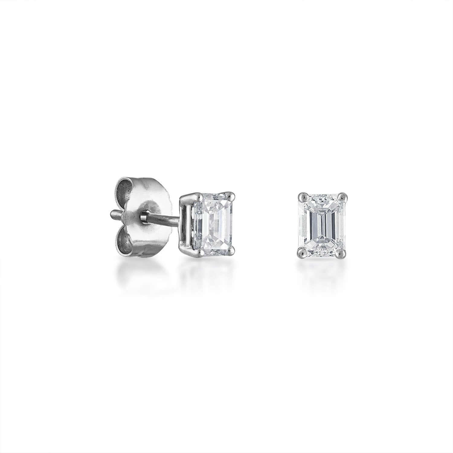 Fancy Shape Diamond Stud Earrings