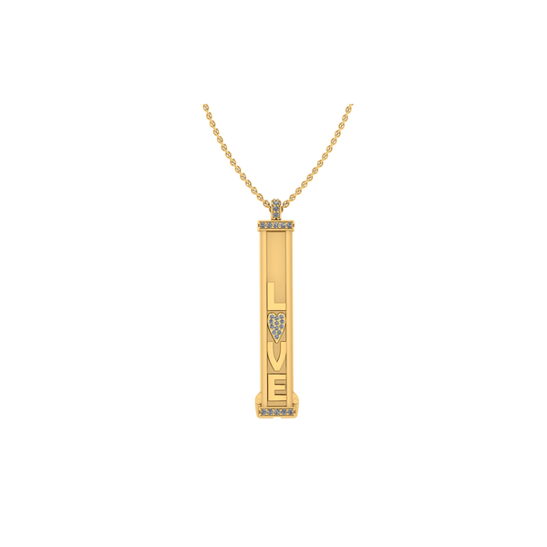 Mini Personalized Single-Sided Slider Pendant™