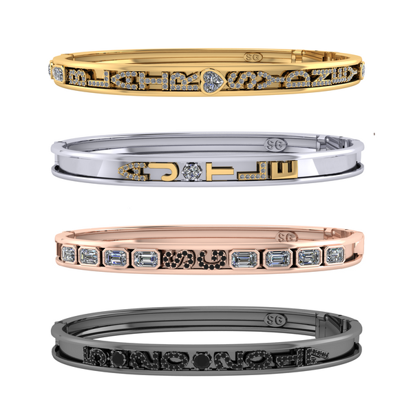 Mini Personalized Slider Bangle™ V2