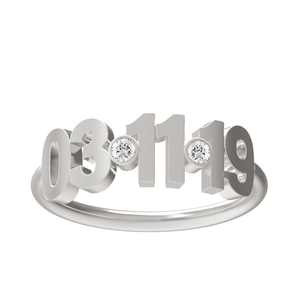 Gold Date Ring