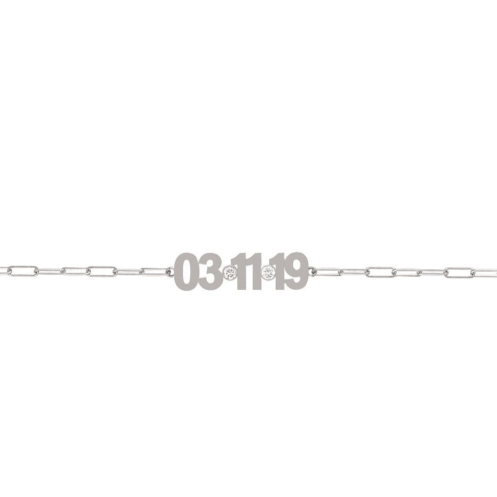 Gold Date Bracelet