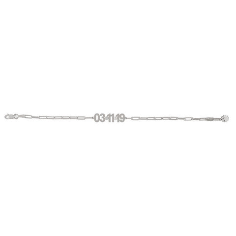 Gold Date Bracelet