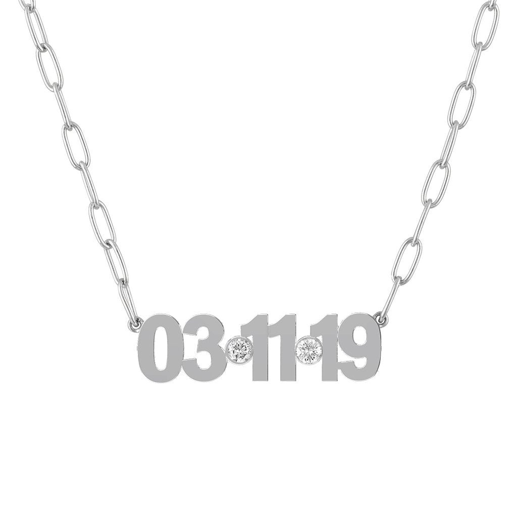 Gold Date Necklace