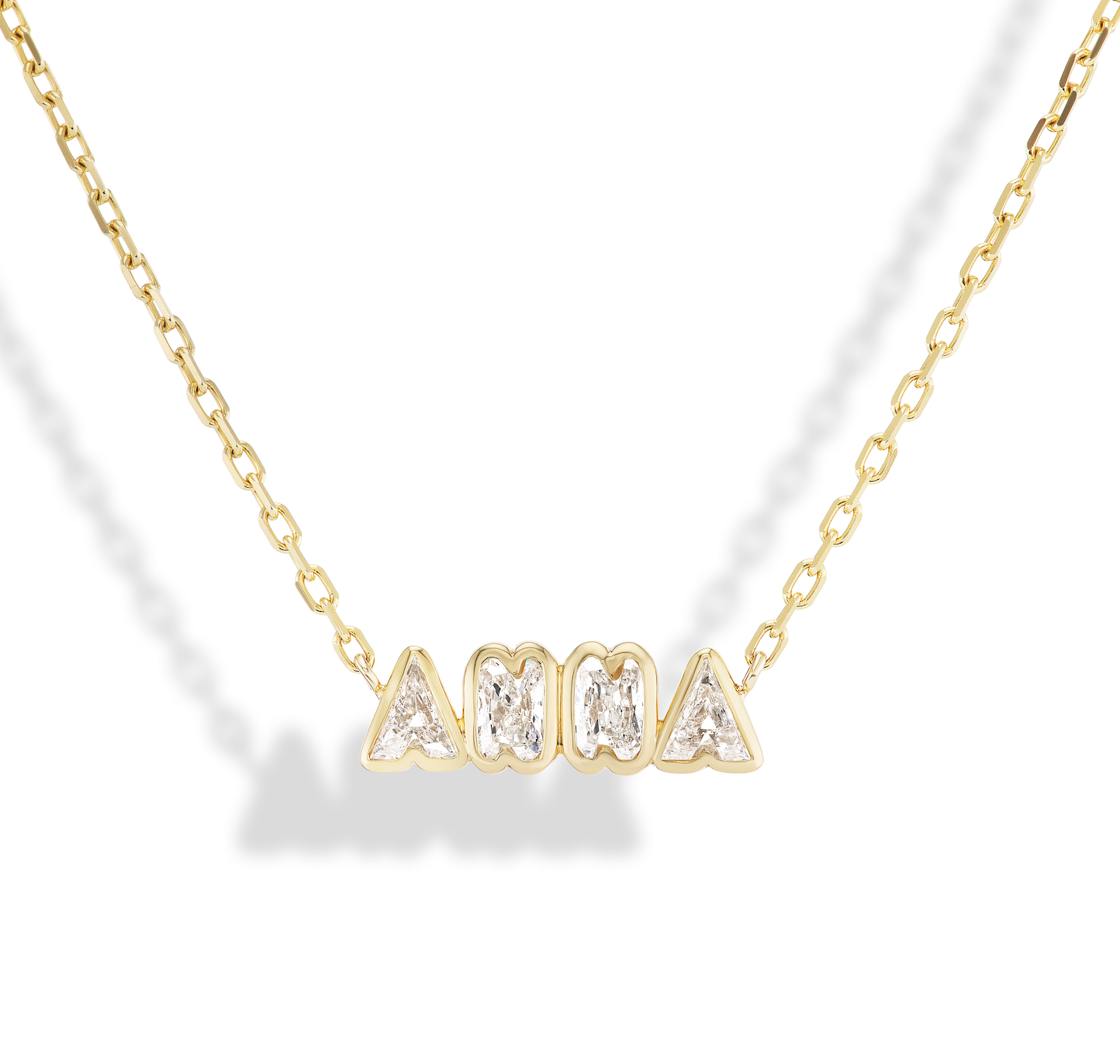 Bubble Bezel Necklace