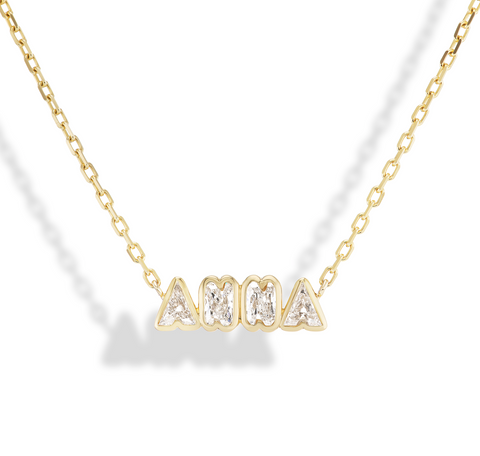 Bubble Bezel Necklace