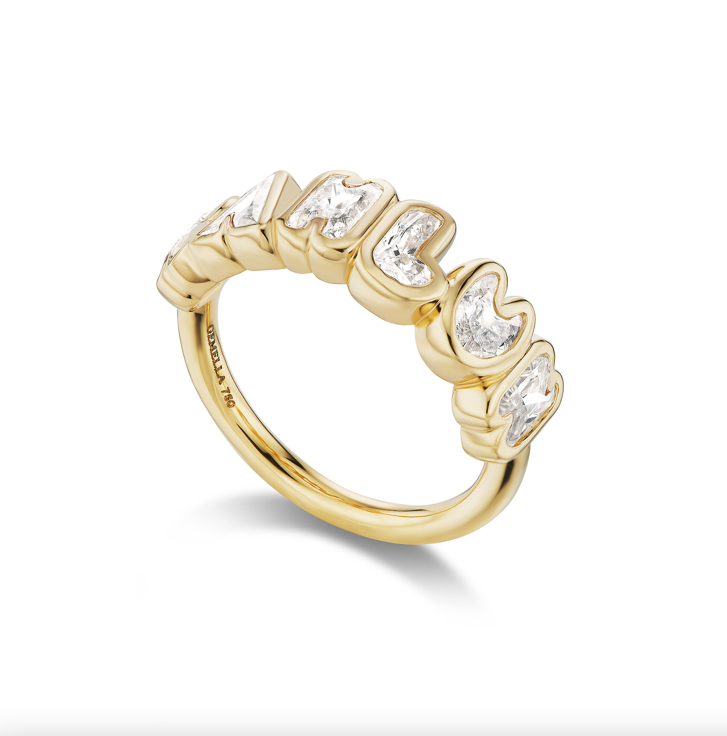 Bubble Bezel Ring