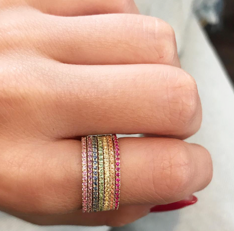 Rainbow Stack Bands - more sizes