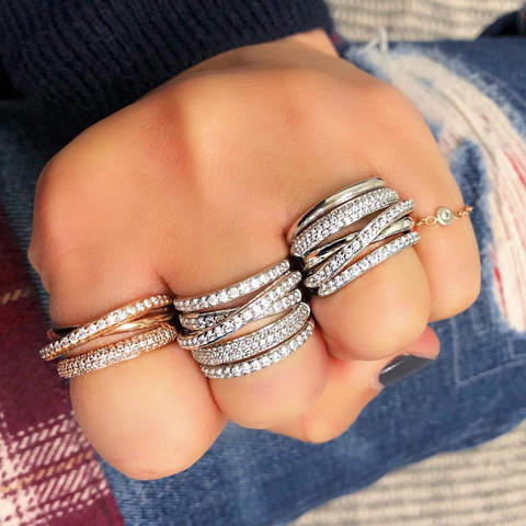 Diamond Domed Band