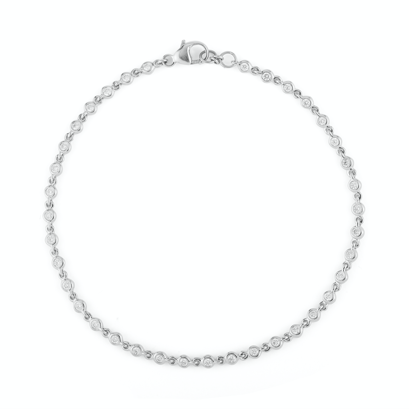 Lulu Jack Single Row Diamond Bracelet