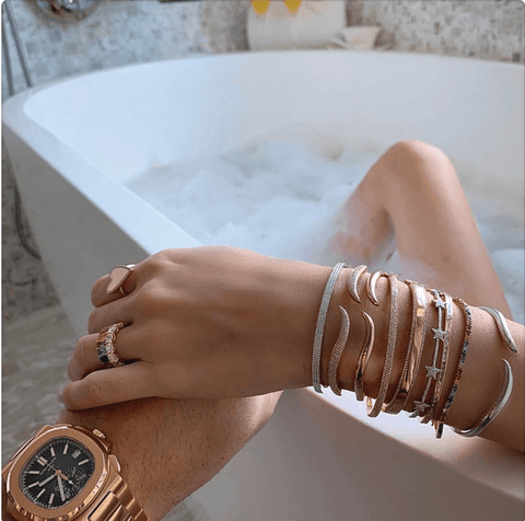 Gold Wave Cuff