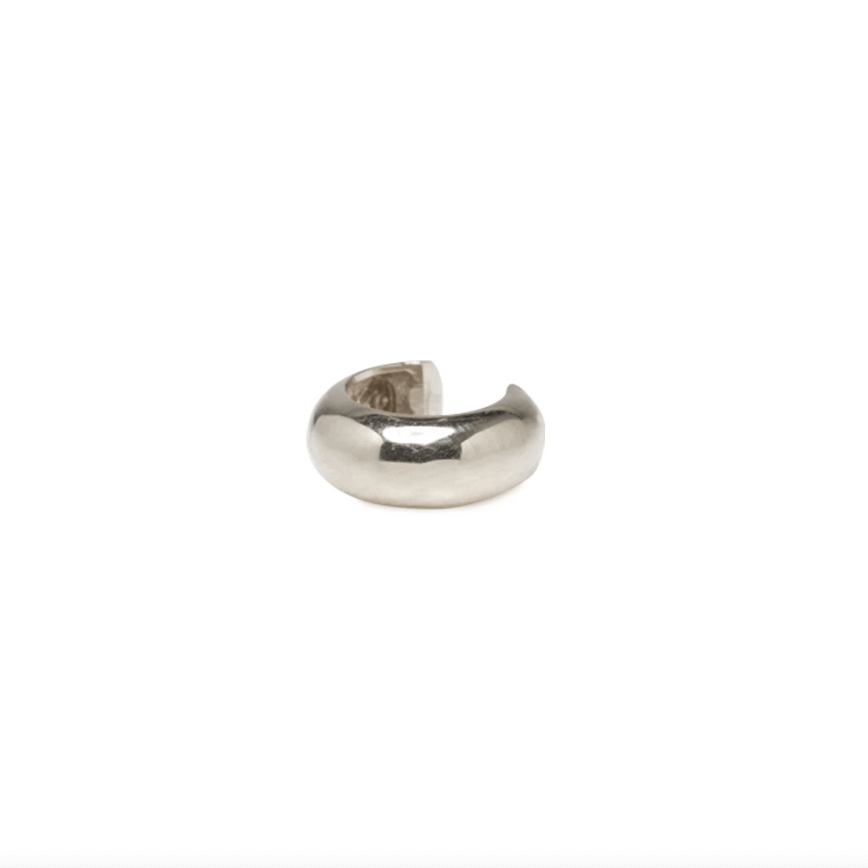 White Gold Chubby Gold Ear Cuff