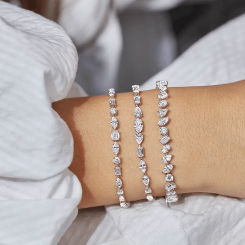 Medium Multi-Shape Diamond Bracelet