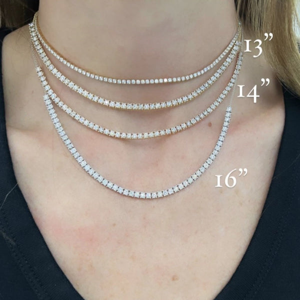 Ava Bea Tennis Necklace