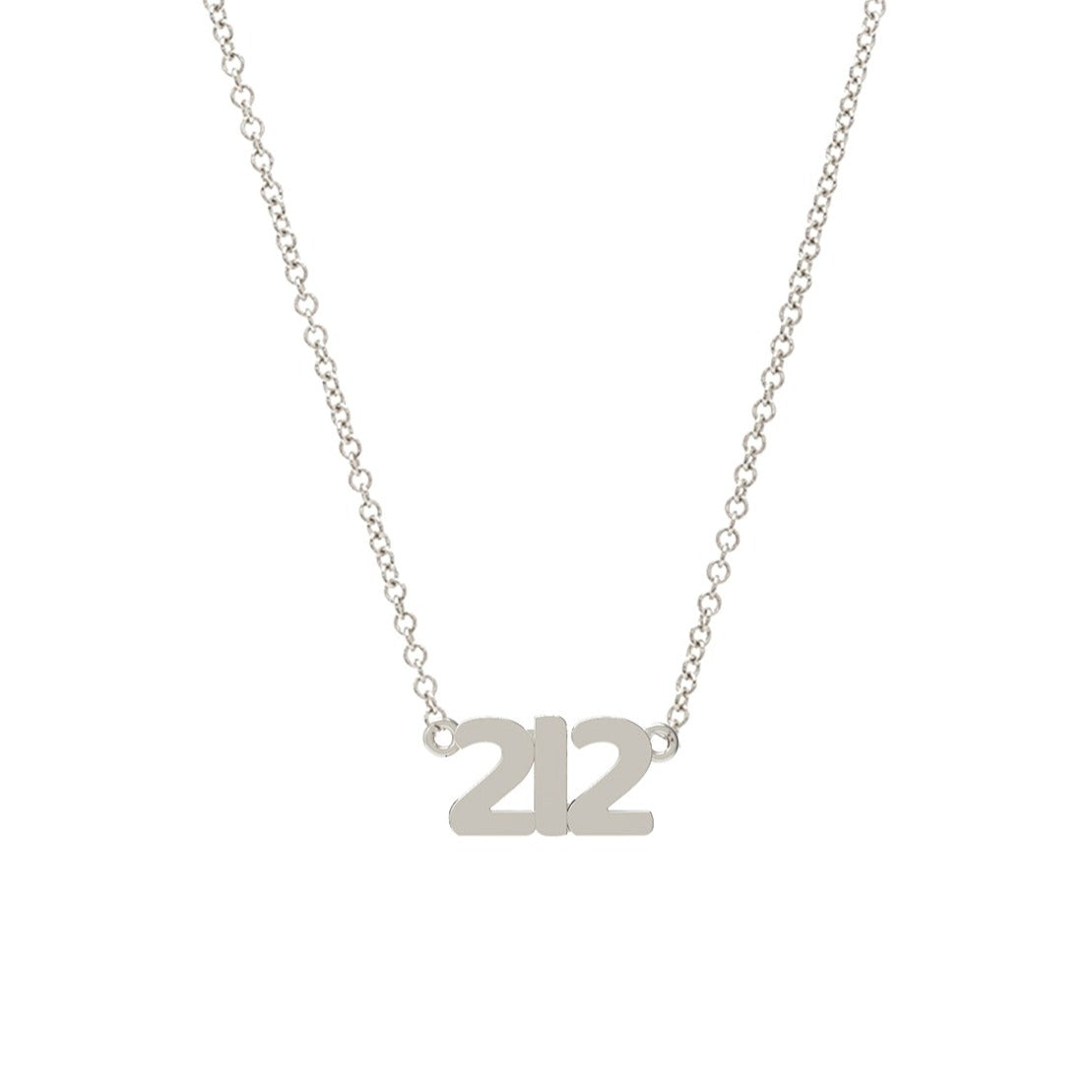 Small Bubble Number Necklace