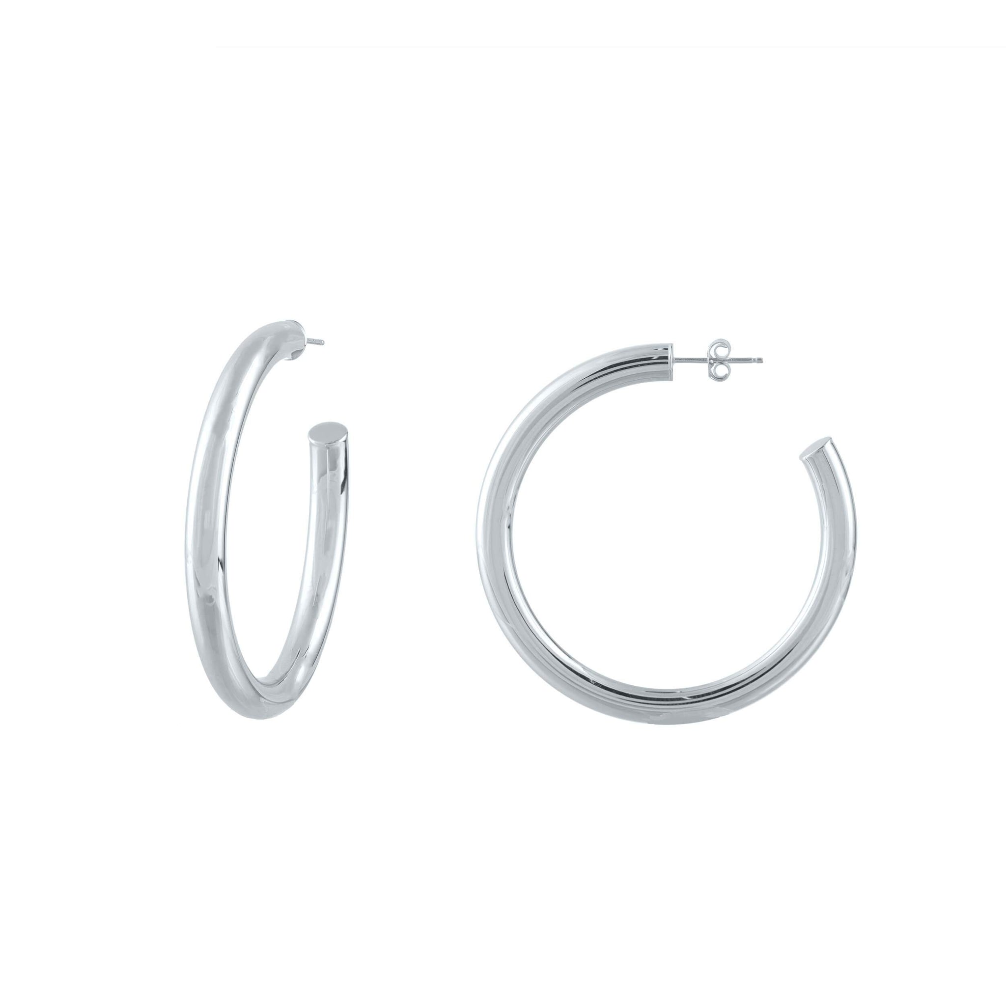 50mm Tube Hoop Earrings