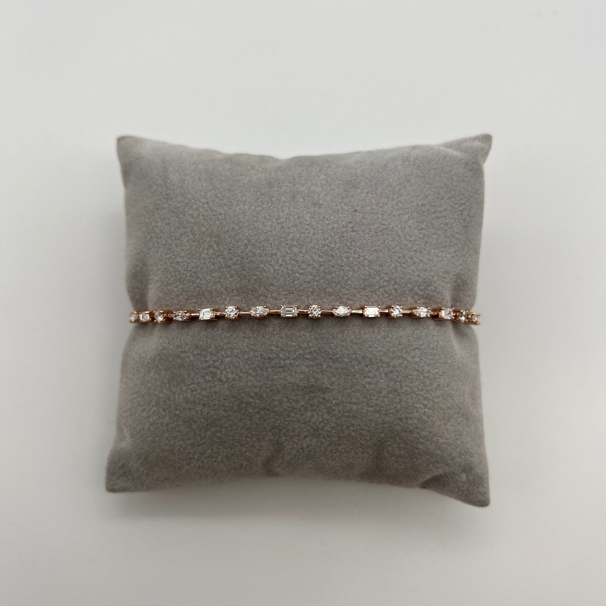 Mixed Shape Tennis Bracelet 2.48ct