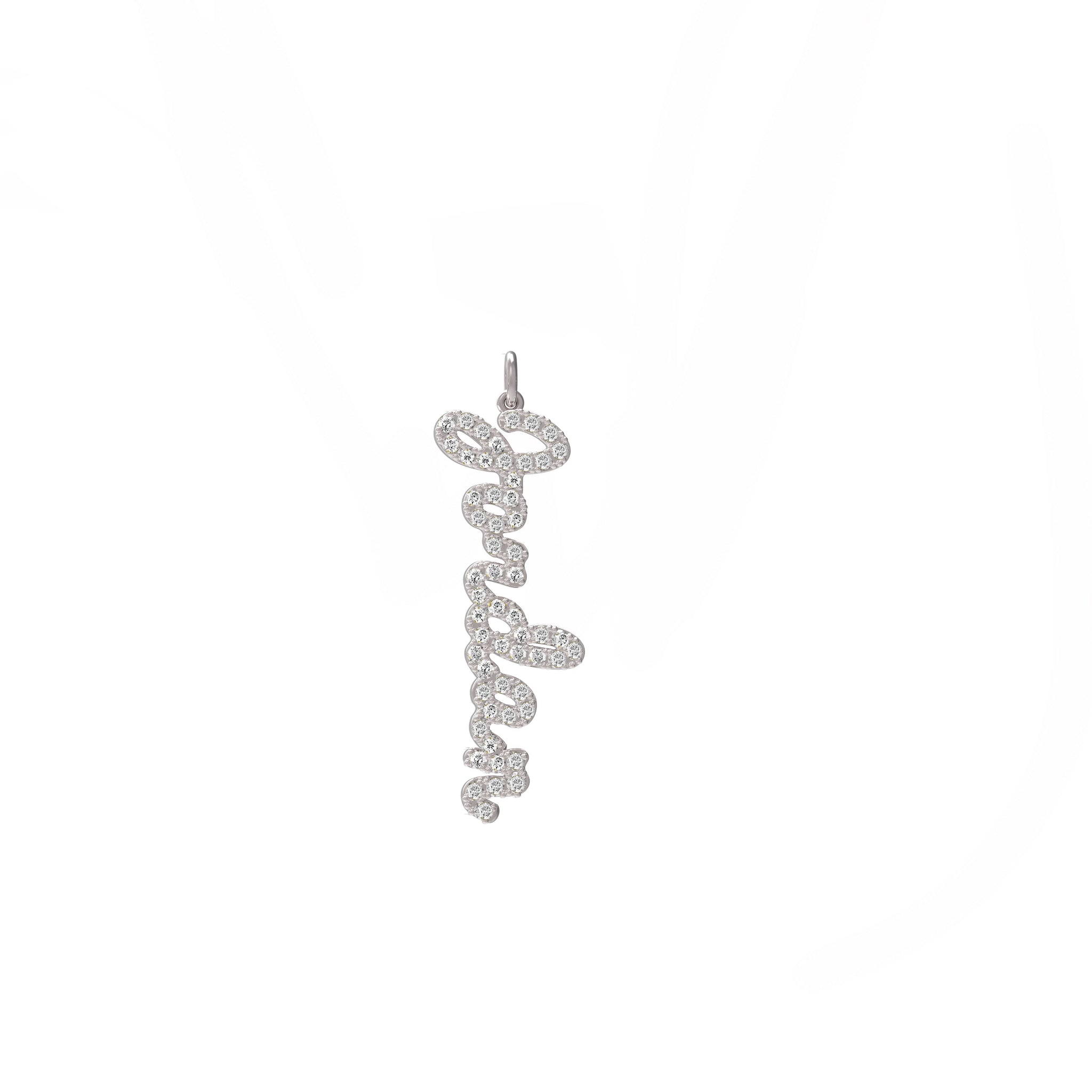 Tiny Treasure Diamond Name Charm